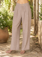 Load image into Gallery viewer, Women's Taupe Casual Pants for Ultimate Style and Comfort