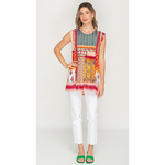 Load image into Gallery viewer, Sleeve Less Colorful Print Short Top Dress For Women