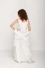 Load image into Gallery viewer, Sleeveless White Pant Set For Women