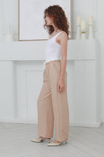 Load image into Gallery viewer, Women Casual pants in Beige