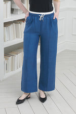 Load image into Gallery viewer, Women Casual pants in Blue