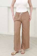 Load image into Gallery viewer, Women Casual pants in Brown
