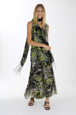 Load image into Gallery viewer, THE REVERSIBLE REVOLVING PANT SET IN PRINT GREEN - Nikky Apparels