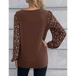 Load image into Gallery viewer, Buy Women's Brown Long Sleeve Top Online