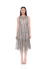 Load image into Gallery viewer, THE BROWN SNAKE DRESS IS ALL YOU WANT - Nikky Apparels