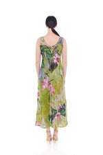 Load image into Gallery viewer, THE SEA FEELS REVERSIBLE DRESS IN LEAFY PRINTS - Nikky Apparels