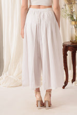 Load image into Gallery viewer, Everyday Flared Pants Ivory White for Effortless Style - Nikky Apparels