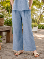 Load image into Gallery viewer, Women Casual Pants Baby Blue for Comfortable Everyday Style