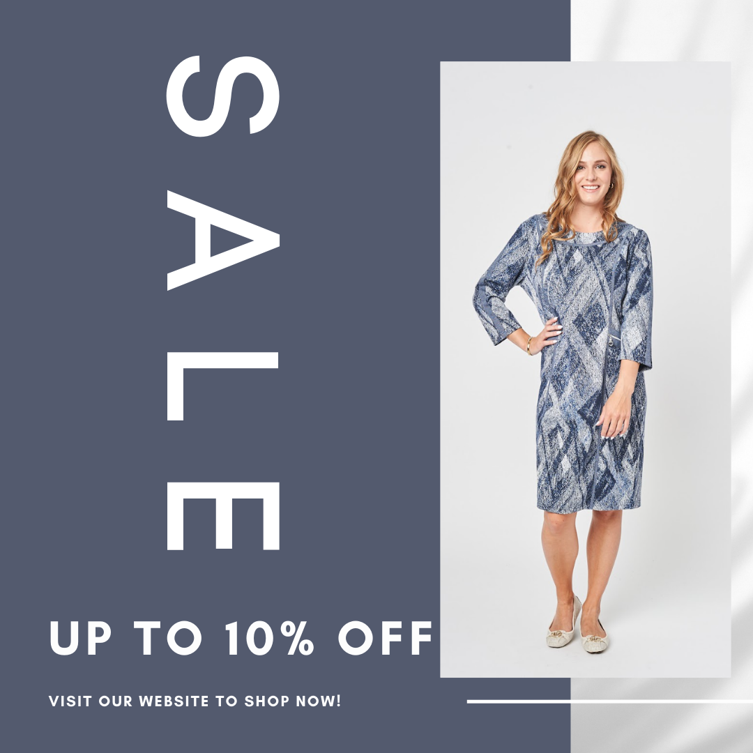 Buy White & Blue Print Long Sleeve Midi Dresses Online - Best Price - Nikky Apparels