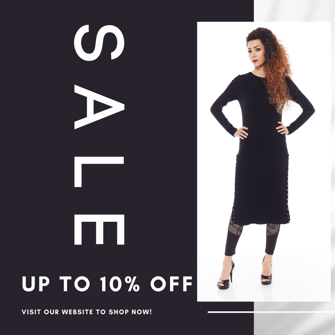 Buy Long Black Midi Dresses Online - Nikky Apparels