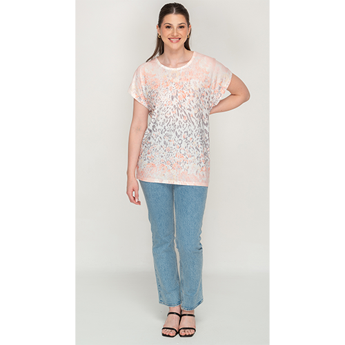Pink Printed Summer Top