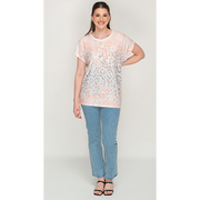 Pink Printed Summer Top