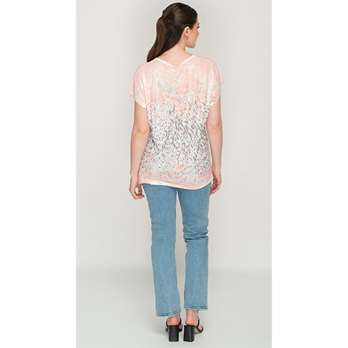 Pink Printed Summer Top