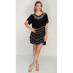 Load image into Gallery viewer, Trendy Short Sleeves Umbrella Cut Short Dress for Women