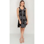 Load image into Gallery viewer, Umbrella Cut Sleeveless Round Neck Dress for Women