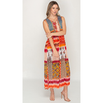 Load image into Gallery viewer, Sleeve Less Multi Color Printed Long Dress for Women