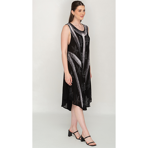 Women's Fashionable Printed Umbrella Dress