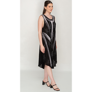 Women's Fashionable Printed Umbrella Dress