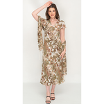 Load image into Gallery viewer, Sleeve Less Semi Long Printed 2 in 1 Reversible Dress For Women