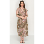 Load image into Gallery viewer, Sleeve Less Semi Long Printed 2 in 1 Reversible Dress For Women