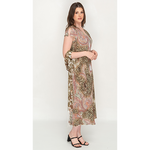 Load image into Gallery viewer, Sleeve Less Semi Long Printed 2 in 1 Reversible Dress For Women