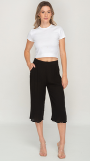 Black Capra Pant for Women - Nikky Apparels