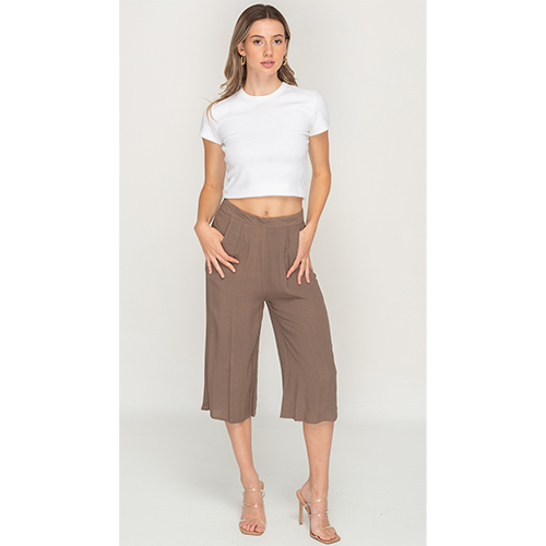 Brown Capra Pant for Women