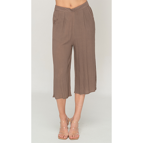 Brown Capra Pant for Women
