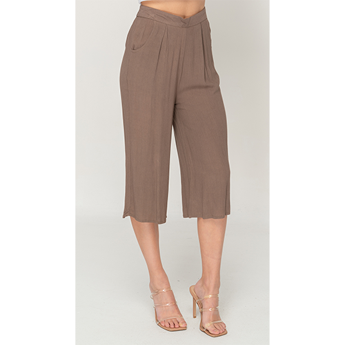 Brown Capra Pant for Women