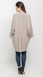 Load image into Gallery viewer, Poncho Cardigan in Taupe