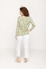 Load image into Gallery viewer, Women's Avocado  Floral  Prints Full Sleeve , Crew Neck Knit Top