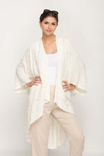 Load image into Gallery viewer, Women Cotton Kimono Coverup  in Cream