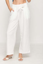 Load image into Gallery viewer, Women Wide Leg Pant  in White