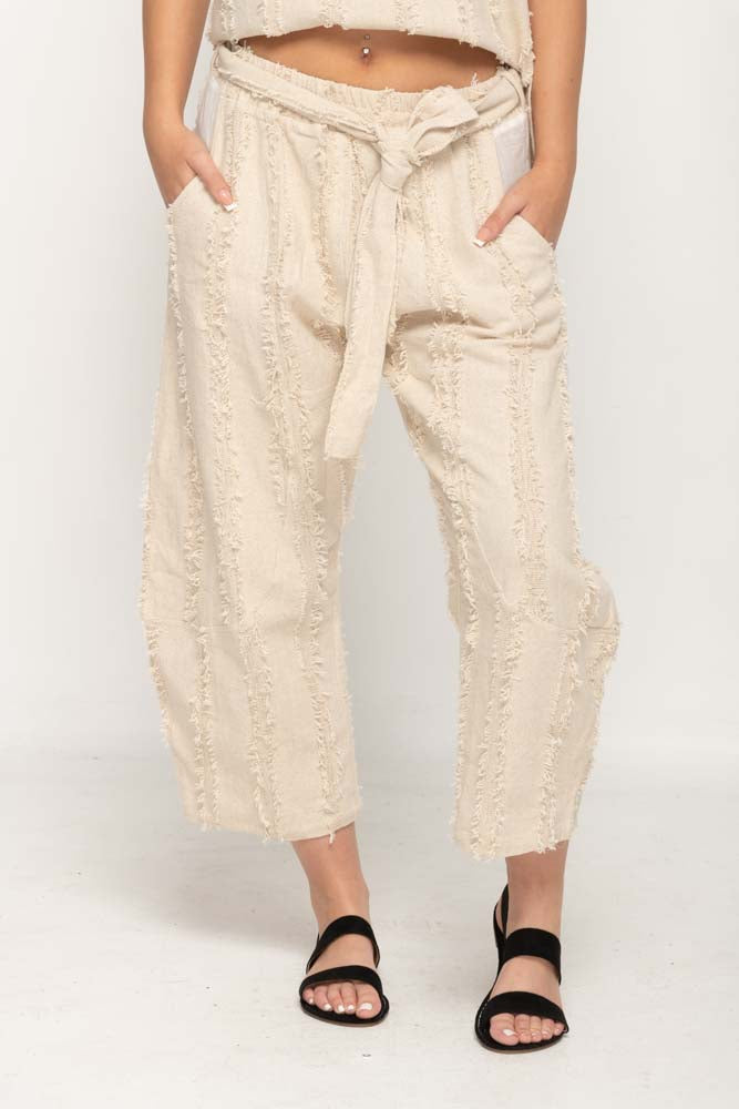 Women 's Casual Pant  in Beige