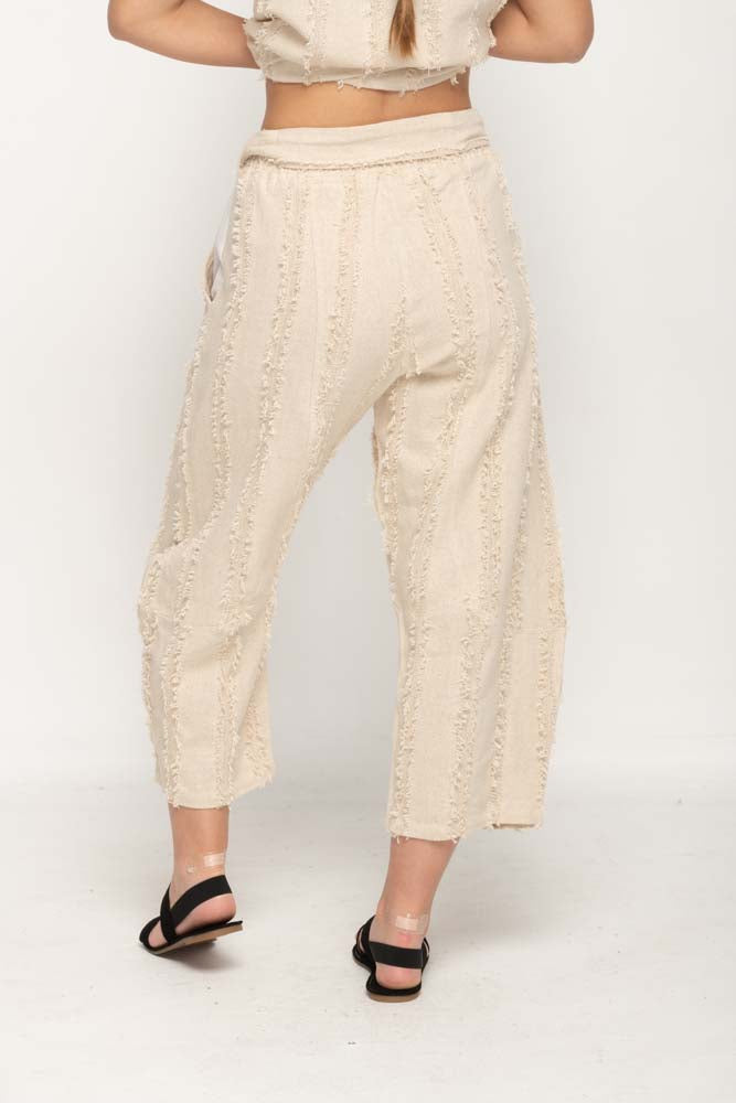 Women 's Casual Pant  in Beige