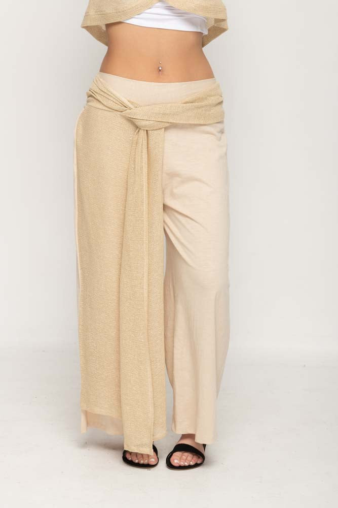 Women 's Casual Pant in Wheat Color
