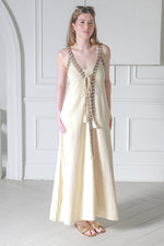 Load image into Gallery viewer, Women's Casual Slip Dress  In Beige