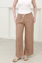 Women Casual pants in Brown