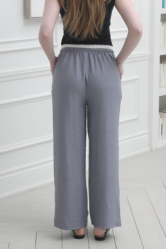 Women Casual pants in Light Grey