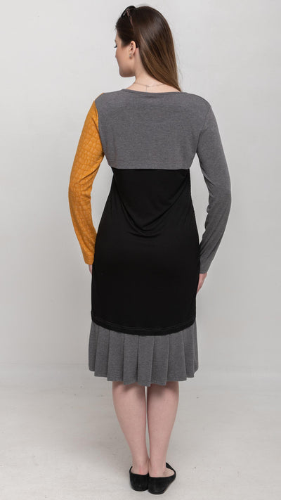 Buy Long Sleeve Black Midi Dresses Online