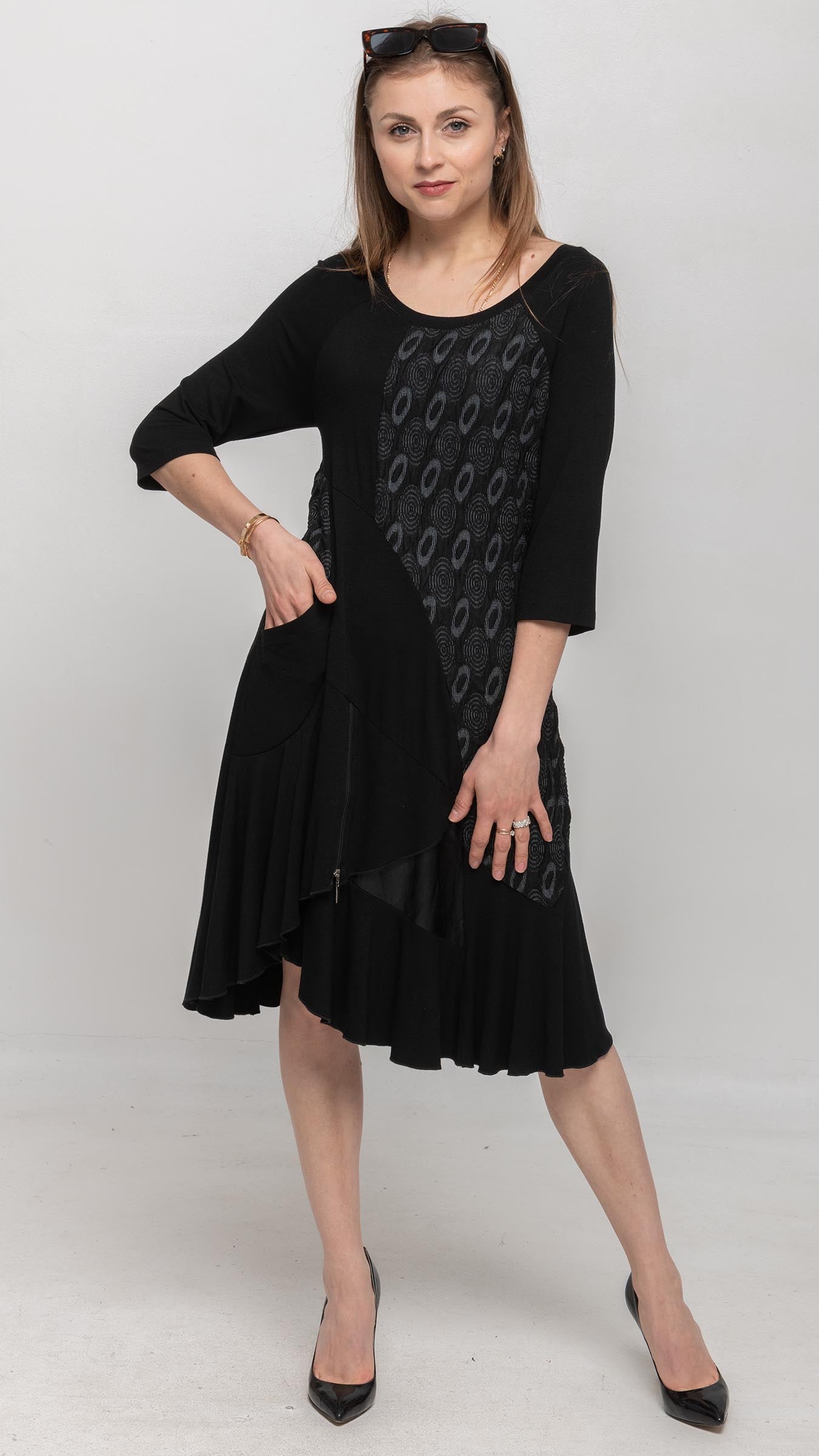 Buy Women's Short Black Flared Dresses Online