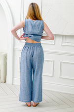 Load image into Gallery viewer, Women Casual pants  in Baby Blue