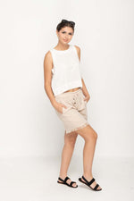 Load image into Gallery viewer, Women Casual Shorts in Beige