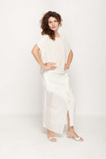 Load image into Gallery viewer, Women 's Skirt t in White