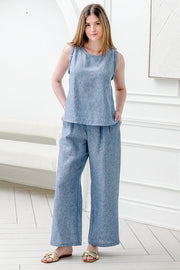 Women Casual pants  in Baby Blue