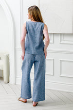 Load image into Gallery viewer, Women Casual pants  in Baby Blue