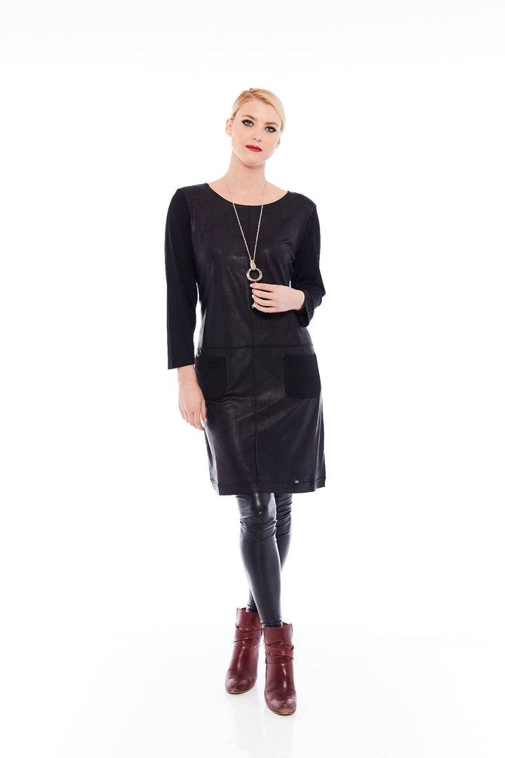 Shop Women's Long Sleeve Black Midi Dresses Online - Nikky Apparels