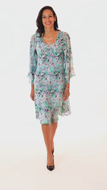 Load and play video in Gallery viewer, SLIT ON MINTY GREEN BOLERO
