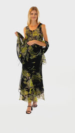 Load and play video in Gallery viewer, THE REVERSIBLE REVOLVING PANT SET IN PRINT GREEN