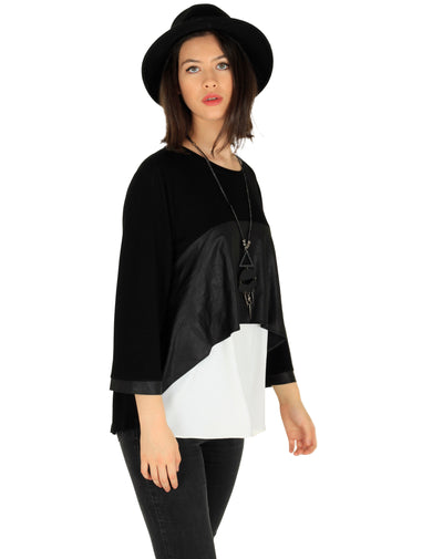 Buy Women's Black Short Sleeve Tunic Tops Online